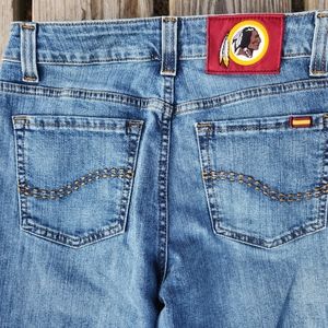 NFL Washington Redskins Cheerleader Boot Denim Jeans 4